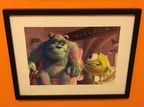 Monsters Inc Disney Lithograph Set