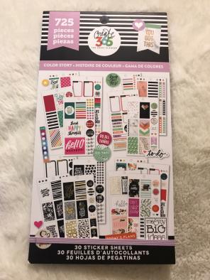 New MAMBI Color Story Sticker Book