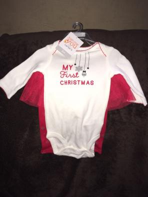 My First Christmas Outfit For Girls.