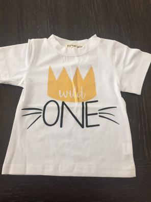 Wild One Shirt Boys Girls 12 Mon New