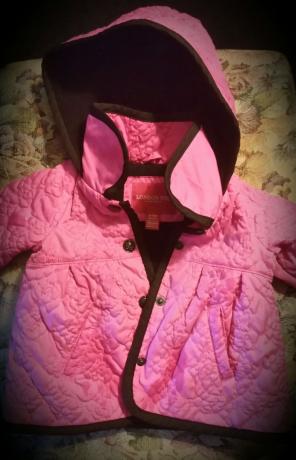 Pink & Black Baby Coat