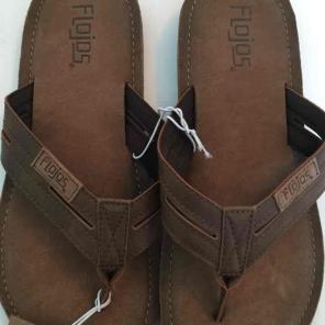 Flojos cognac men's sandal