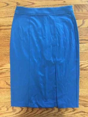 New York and company blue skirt size 8