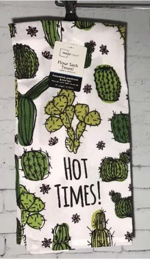 Cactus Flour Sack Kitchen Dish Towel New