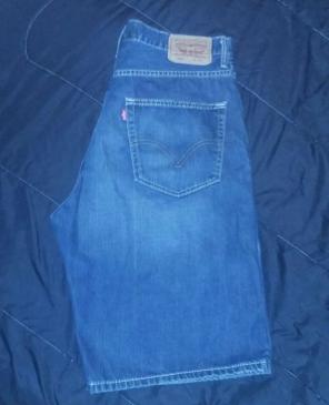 Men's Levi 569 Distressed Denim Shorts
