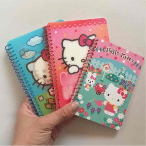Hello kitty lenticular journal notebooks
