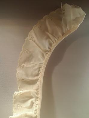 10 Yards White Eyelet Trim