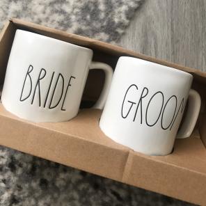Rae Dunn Bride Groom Gift Set