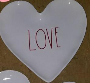 Rae Dunn Love Plate