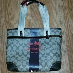 CLEARANCE Coach Brown Monogram Tote