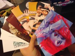 Set Of 13 Makeup Postcards