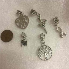 5 Bracelet necklace charms