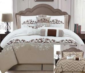 7-PIECE KING SIZE REVERSIBLE COMFORTER