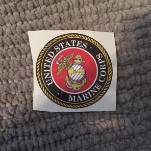 Marine Corps Car Decal