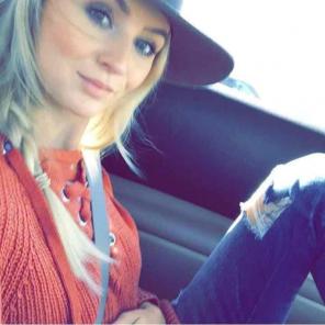 Lauren bushnell tie up sweater in white