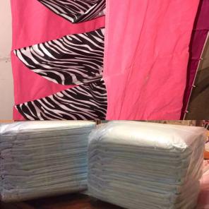 Hanging zebra & pink organizer