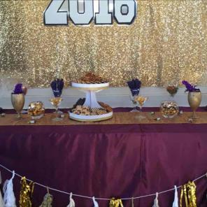 Gold Sequin Table Runners