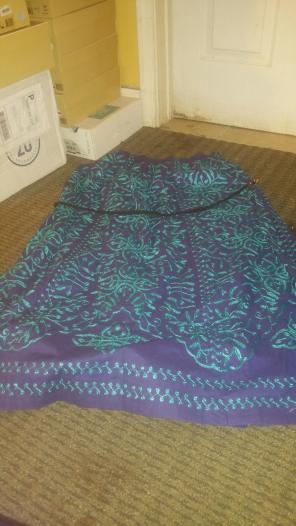Beautiful embroided long skirt