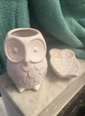 Owl Toothbrush Holder And Soap Dish