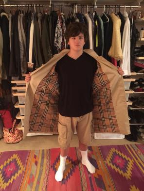 Burberry Coat With DetachablWood Lining