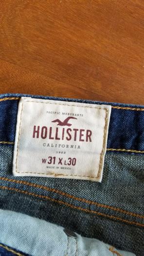 Hollister men's denim blue jeans size 31