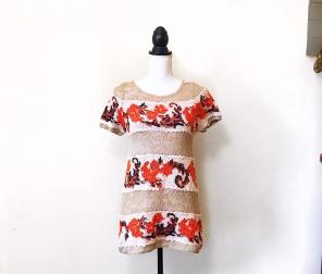 Knitted And Knitted Anthro Sweater Small