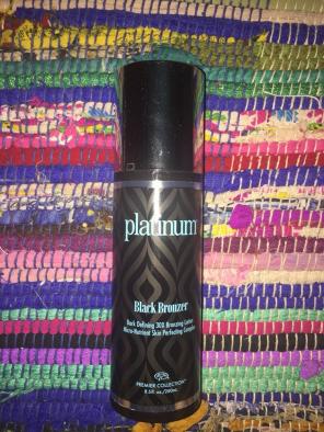 Platinum Black Bronzer Tanning Lotion