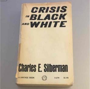 Vintage Book Crisis in Black and White