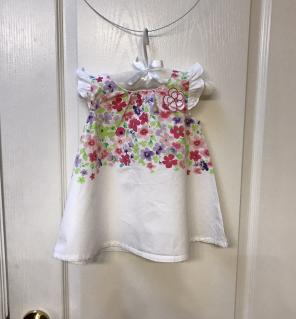 First Impressions White Dress Sz 18m