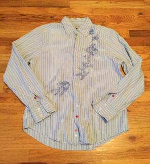 Men's paisley design men's shirt