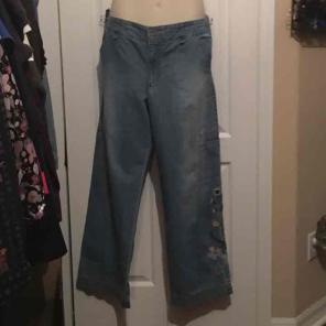Embroidered jeans
