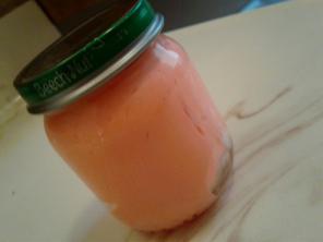Glow in the dark orange slime