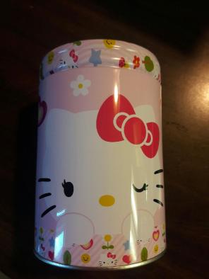 Hello Kitty Tin Can Bank