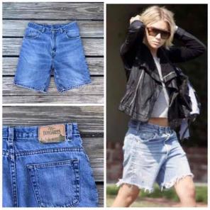 Vintage Denim Jean Shorts