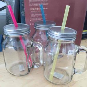 Mason Jars with Handle
