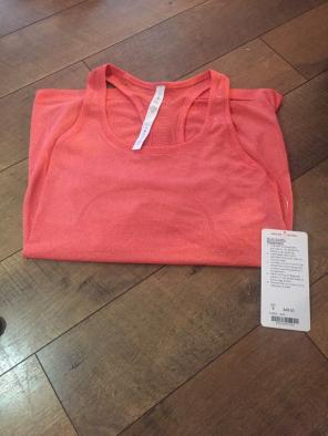 Lululemon Exercise Peach Tank Top 8