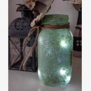 Rustic vintage mason jar lantern lantern