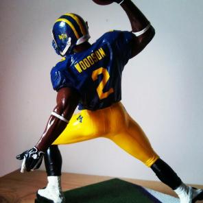 Custom Charles Woodson Michigan Figurine