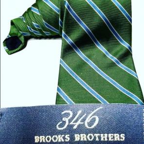 Brooks brothers Green and yellow Ties