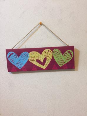 Glittery Heart Sign