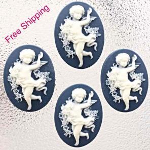 Wedgwood Style Blue White Cameo Bundle