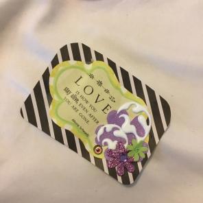 Hand Made Love Note Greeting Card