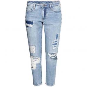 H&M Distressed Girlfriend Jeans