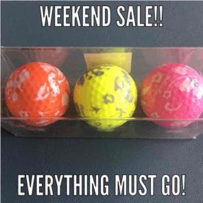 Hibiscus Golf Balls