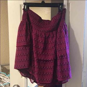 Old Navy XL tiered flutter skirt