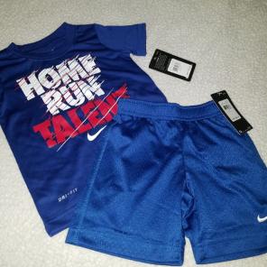 Nwt nike shirt shorts dri fit boys 3 3t
