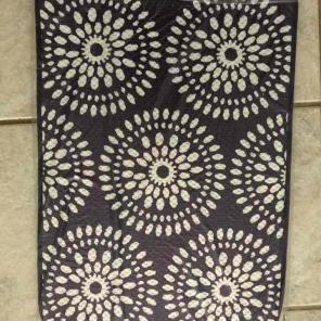 Purple bath mat