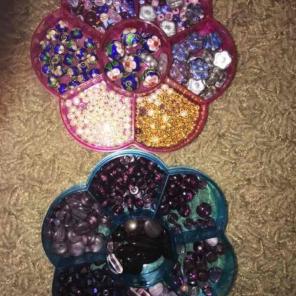 LOTS OF BEADS AND STRING!