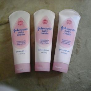 JOHNSONS Baby Cream 3 8 Oz. Tubes Sealed