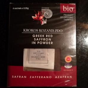 Organic GREEK BIO RED SAFFRON IN POWDER